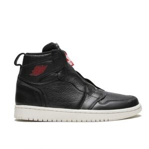 Nike Air Jordan 1 HI Zip Prem sneakers Black High-Top woman Sneakers new